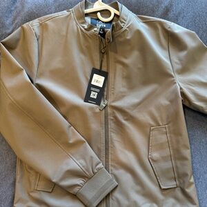 Cuts Clothing Light Brown Bomber Jacket